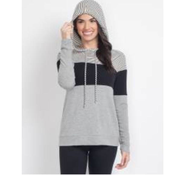 Exclusive Black Stripe Hoodie - Picture 1 of 3